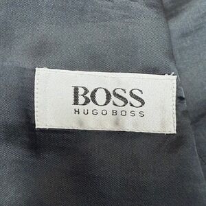 Hugo Boss Barbisio Super 100s Wool Double Breasted Blazer Black Mens 40R 90s